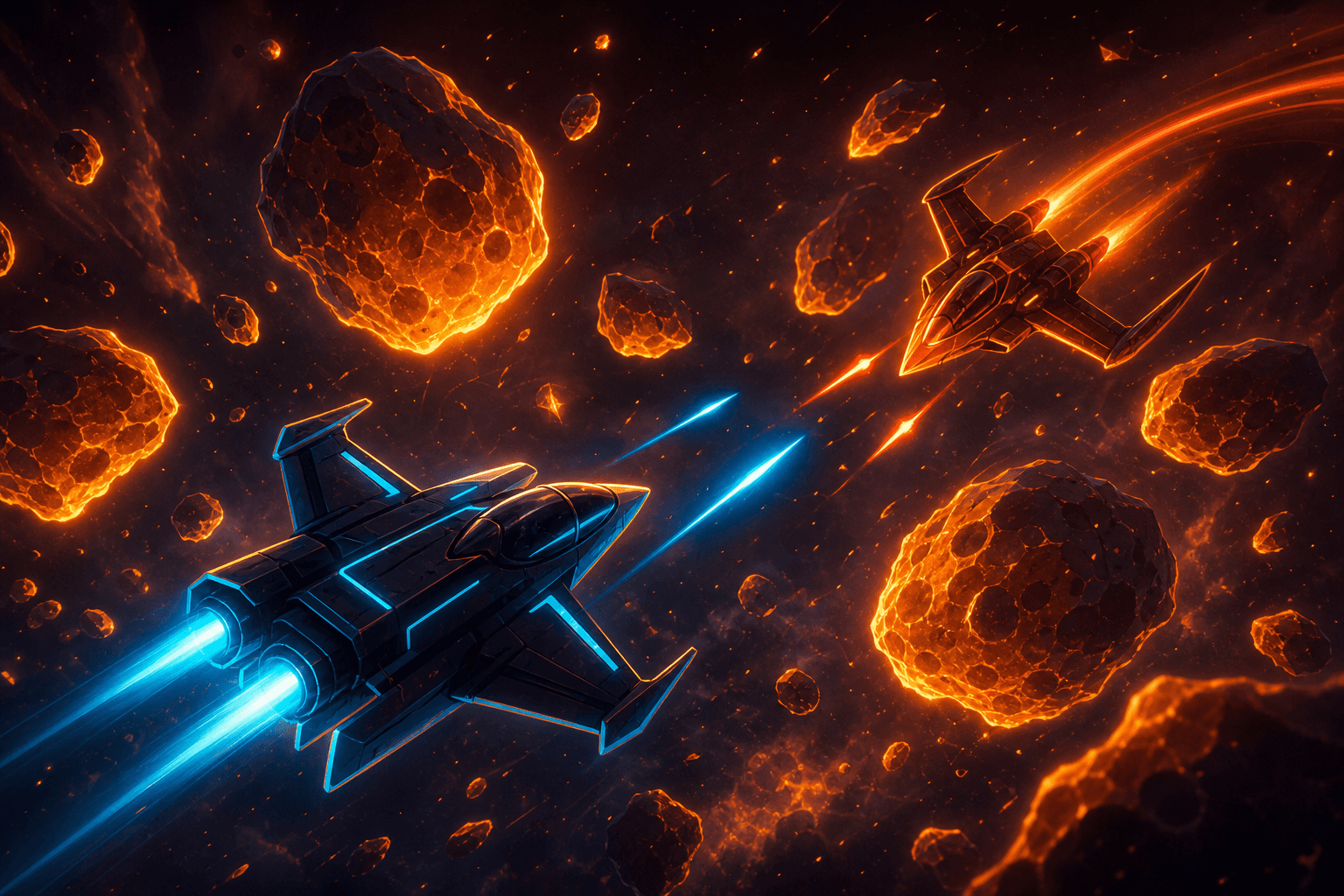 Duel Asteroids