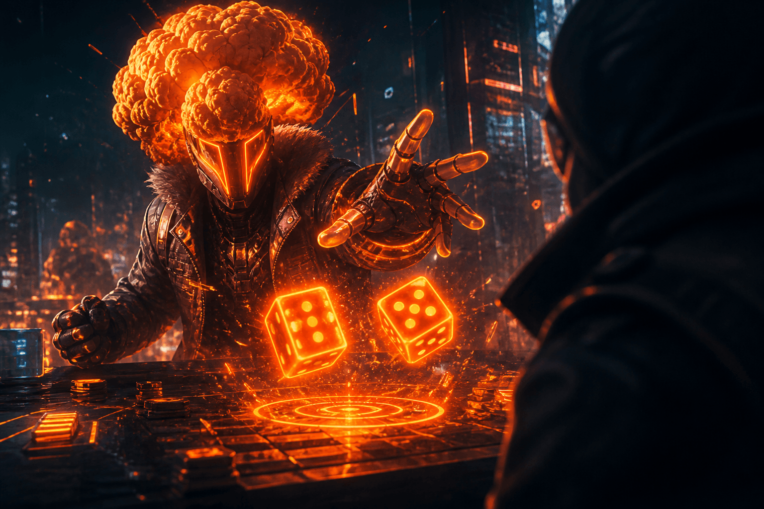 Neon Dice Duel